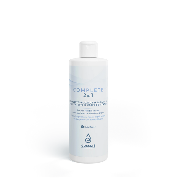 Complete 2 in 1 (500 ml) Detergente delicato per la naturale igiene di tutto il corpo e dei capelli