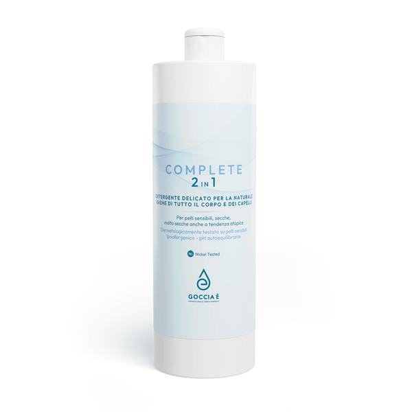 Complete 2 in 1 (1000 ml) Detergente delicato per la naturale igiene di tutto il corpo e dei capelli