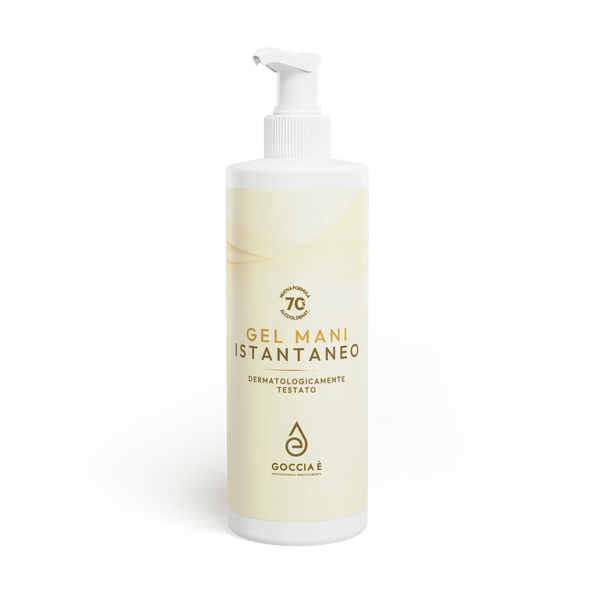 Gel Mani Istantaneo (500 ml) Igienizzante mani. Pronto all'uso, evapora rapidamente