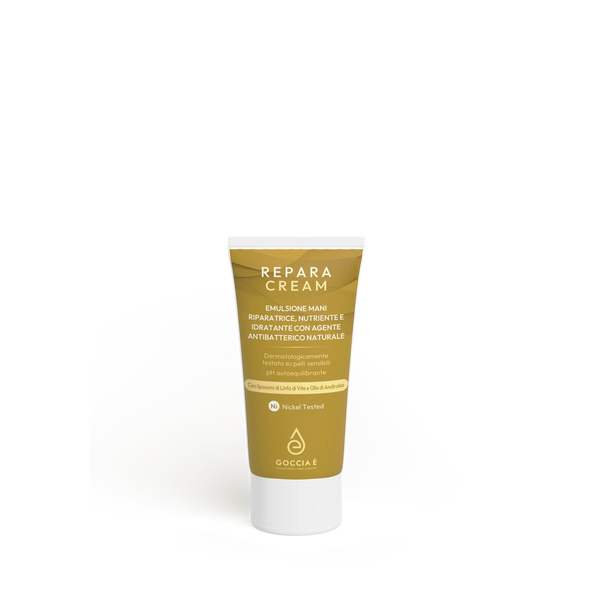 Repara Cream  (75ml) Emulsione mani riparatrice, nutriente e idratante con agente antibatterico naturale